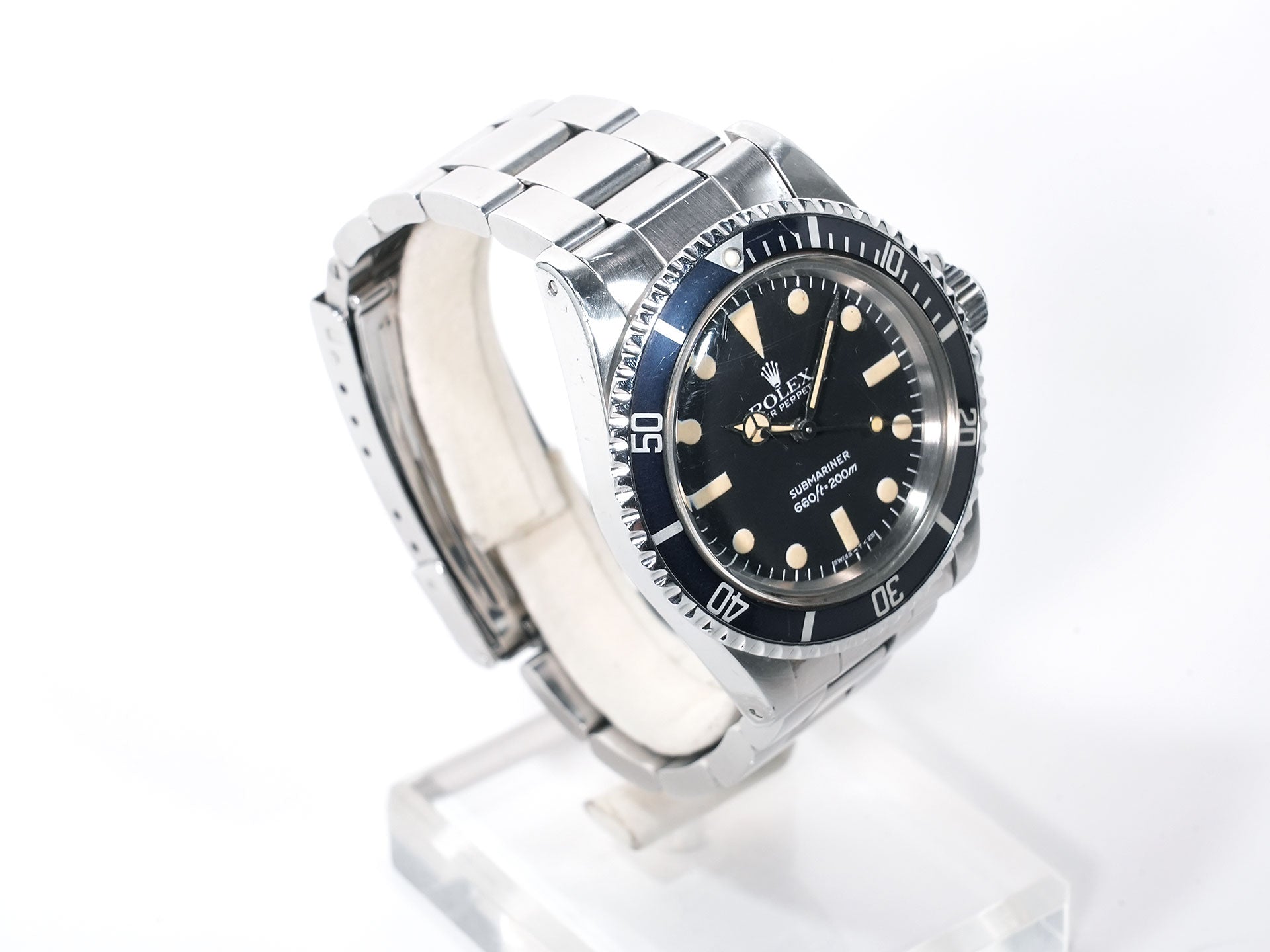 Rolex Submariner Ref. 5513 Stainless Steel Black Dial Used xvctd67e