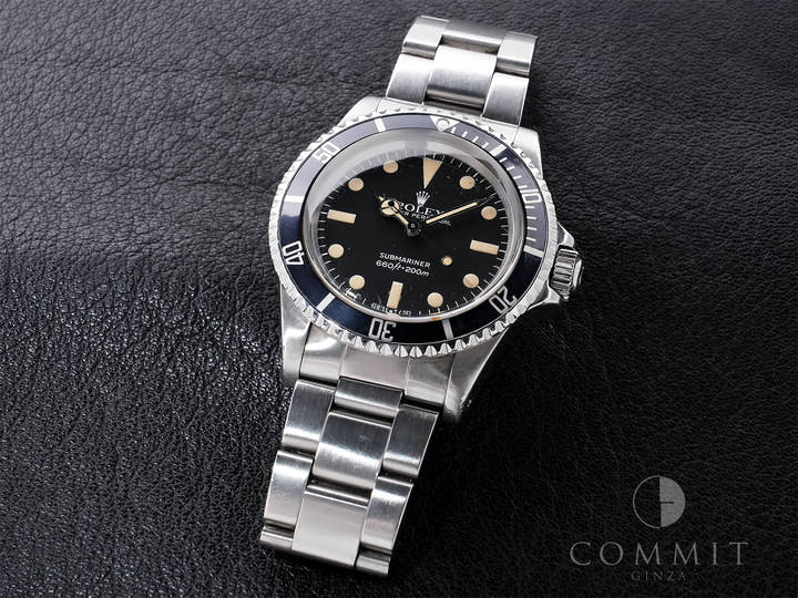 Rolex Submariner Ref. 5513 Stainless Steel Black Dial Used xvctd67e