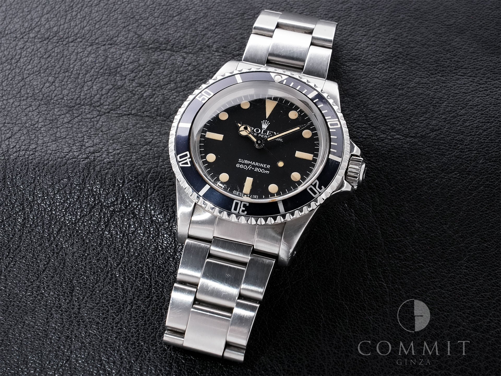 Rolex Submariner Ref. 5513 Stainless Steel Black Dial Used xvctd67e