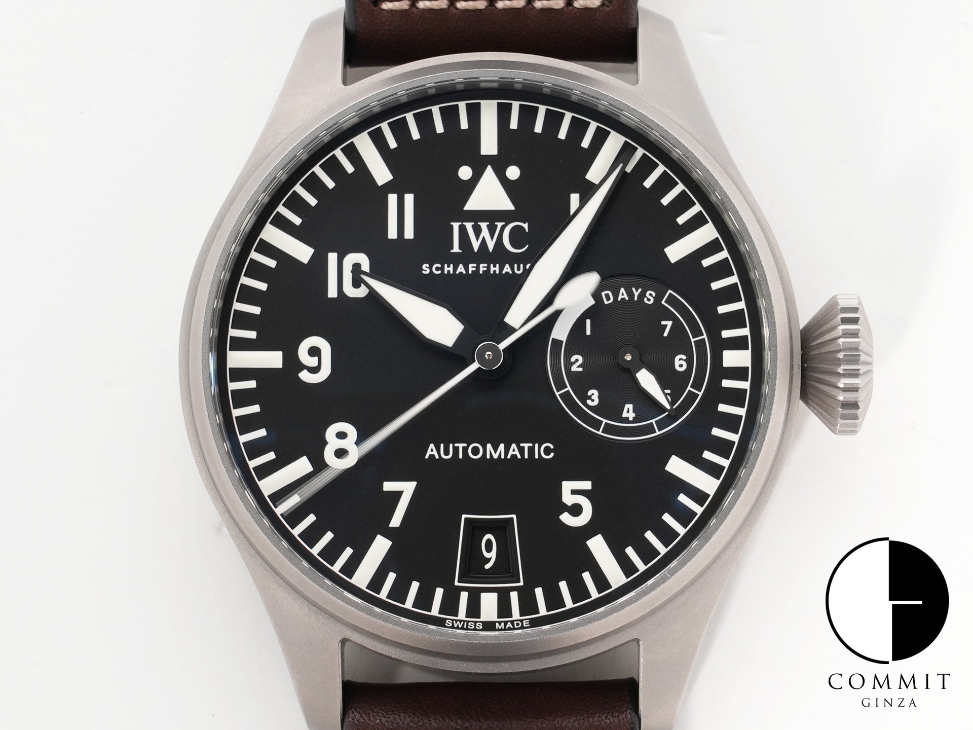 IWC Big Pilot's Watch Tribute to 5002 Safari Ref. IW501007 Titanium Black Dial Used fxcov8wv