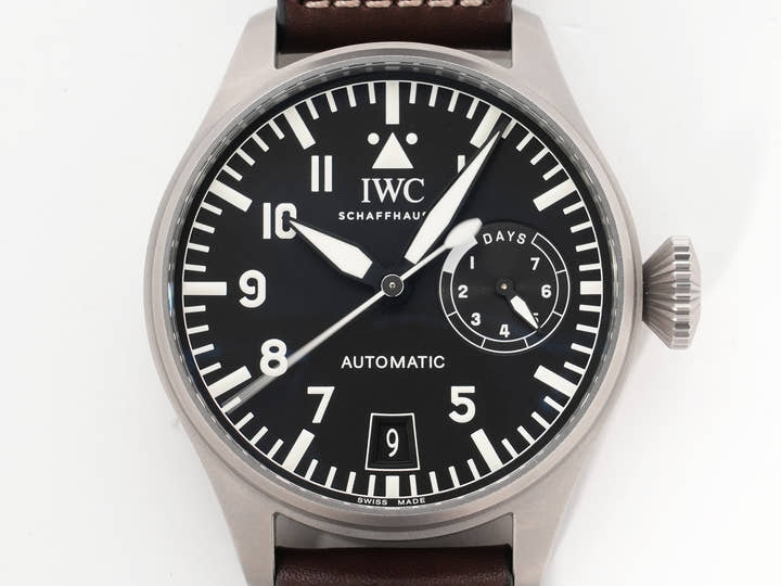 IWC Big Pilot's Watch Tribute to 5002 Safari Ref. IW501007 Titanium Black Dial Used fxcov8wv