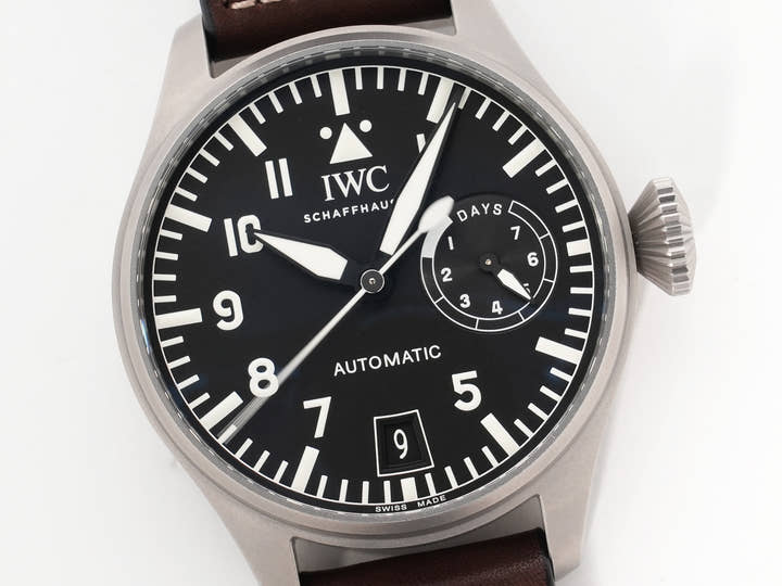IWC Big Pilot's Watch Tribute to 5002 Safari Ref. IW501007 Titanium Black Dial Used fxcov8wv