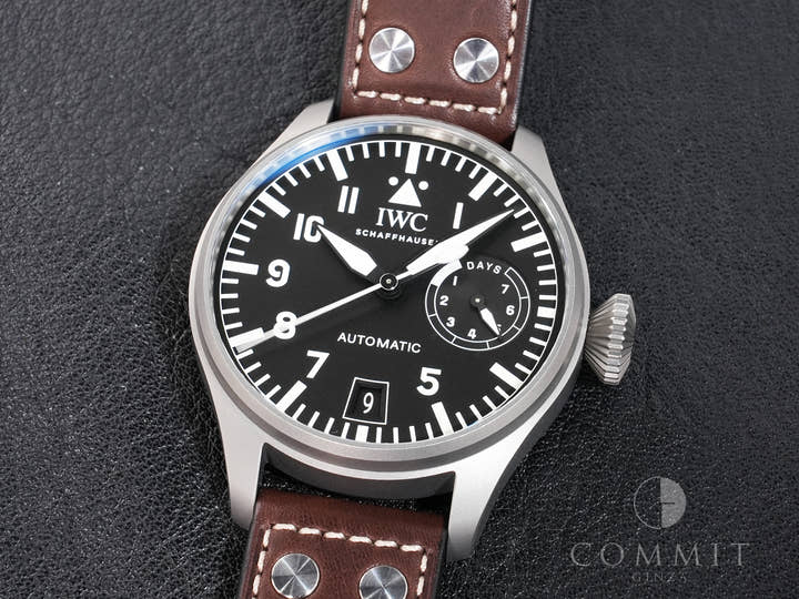 IWC Big Pilot's Watch Tribute to 5002 Safari Ref. IW501007 Titanium Black Dial Used fxcov8wv