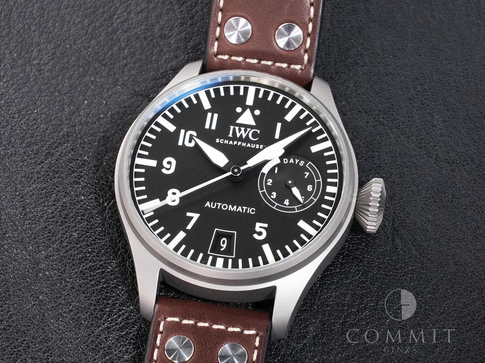 IWC Big Pilot's Watch Tribute to 5002 Safari Ref. IW501007 Titanium Black Dial Used fxcov8wv