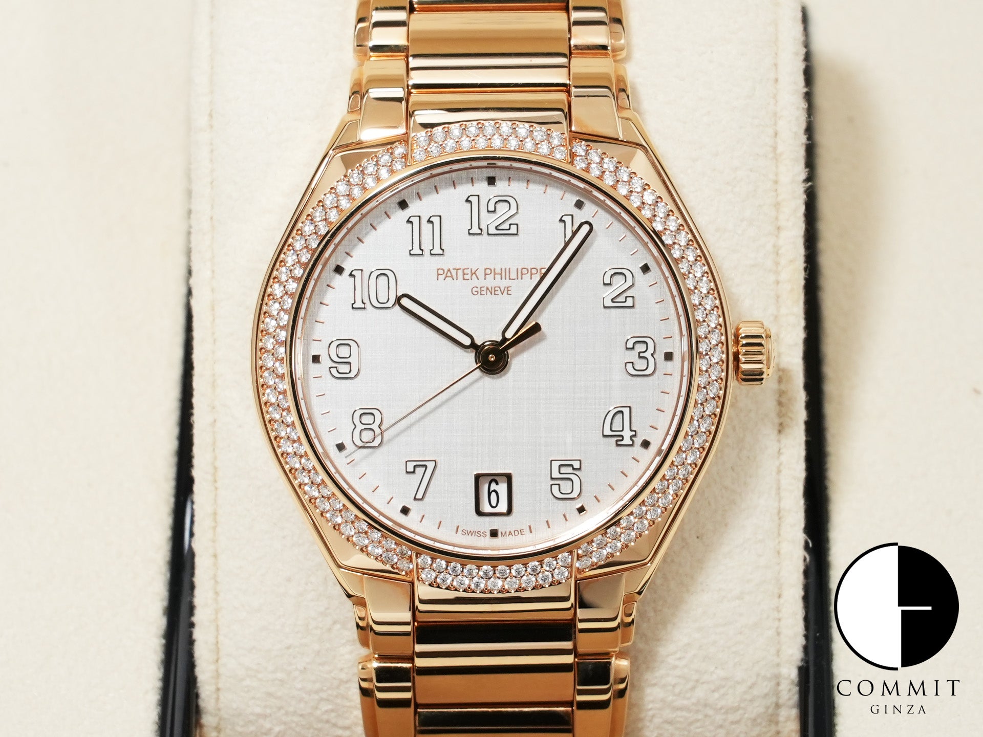 Patek Philippe Twenty-4 Ref. 7300/1200R-010 Rose Gold Silver Dial Pre-owned 6nq49rx7