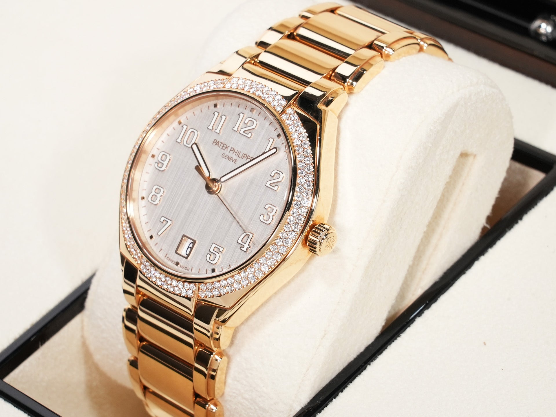 Patek Philippe Twenty-4 Ref. 7300/1200R-010 Rose Gold Silver Dial Pre-owned 6nq49rx7