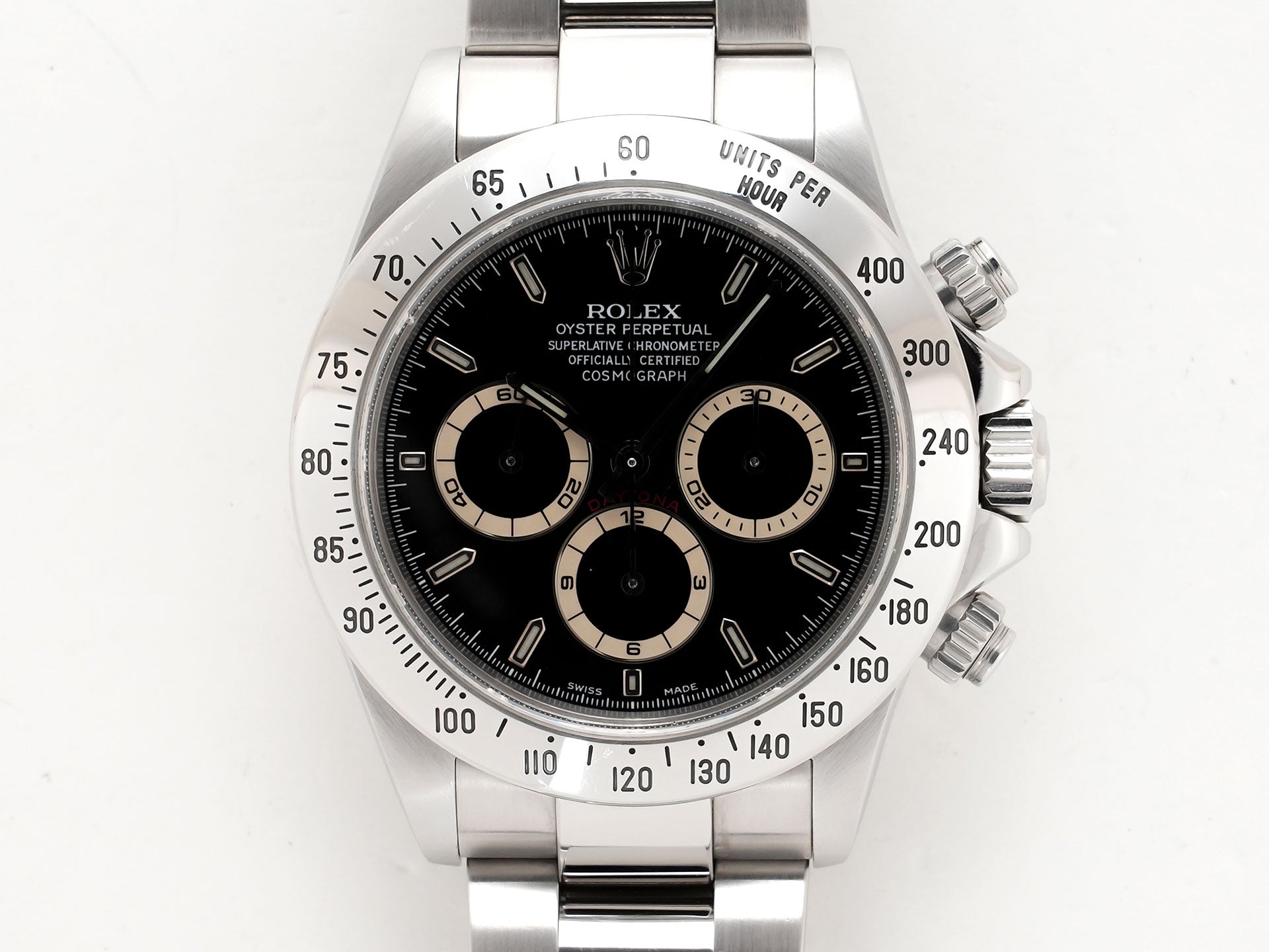 Rolex Daytona El Primero Ref. 16520 Stainless Steel Black Dial Used bszewwuf