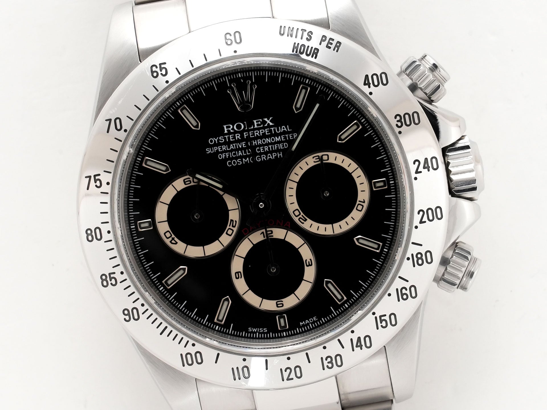 Rolex Daytona El Primero Ref. 16520 Stainless Steel Black Dial Used bszewwuf