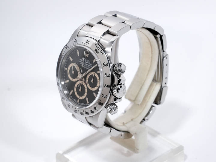 Rolex Daytona El Primero Ref. 16520 Stainless Steel Black Dial Used bszewwuf