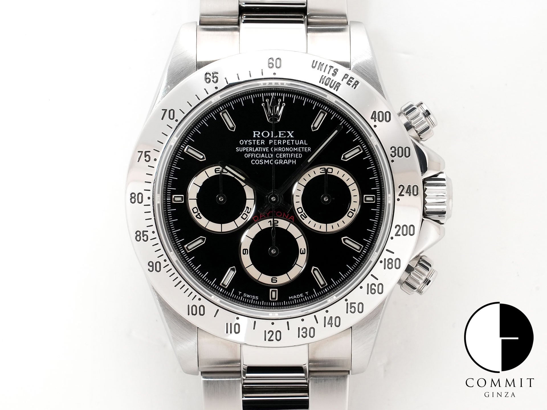 Rolex Daytona El Primero Ref. 16520 Stainless Steel Black Dial Used 7xeh2pku
