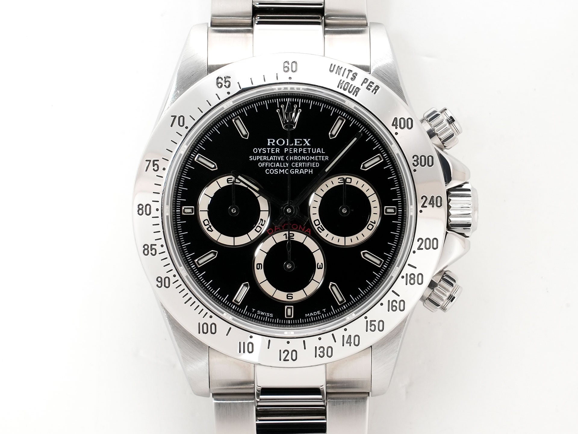 Rolex Daytona El Primero Ref. 16520 Stainless Steel Black Dial Used 7xeh2pku