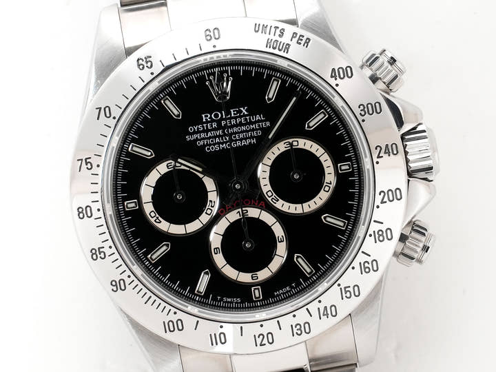 Rolex Daytona El Primero Ref. 16520 Stainless Steel Black Dial Used 7xeh2pku