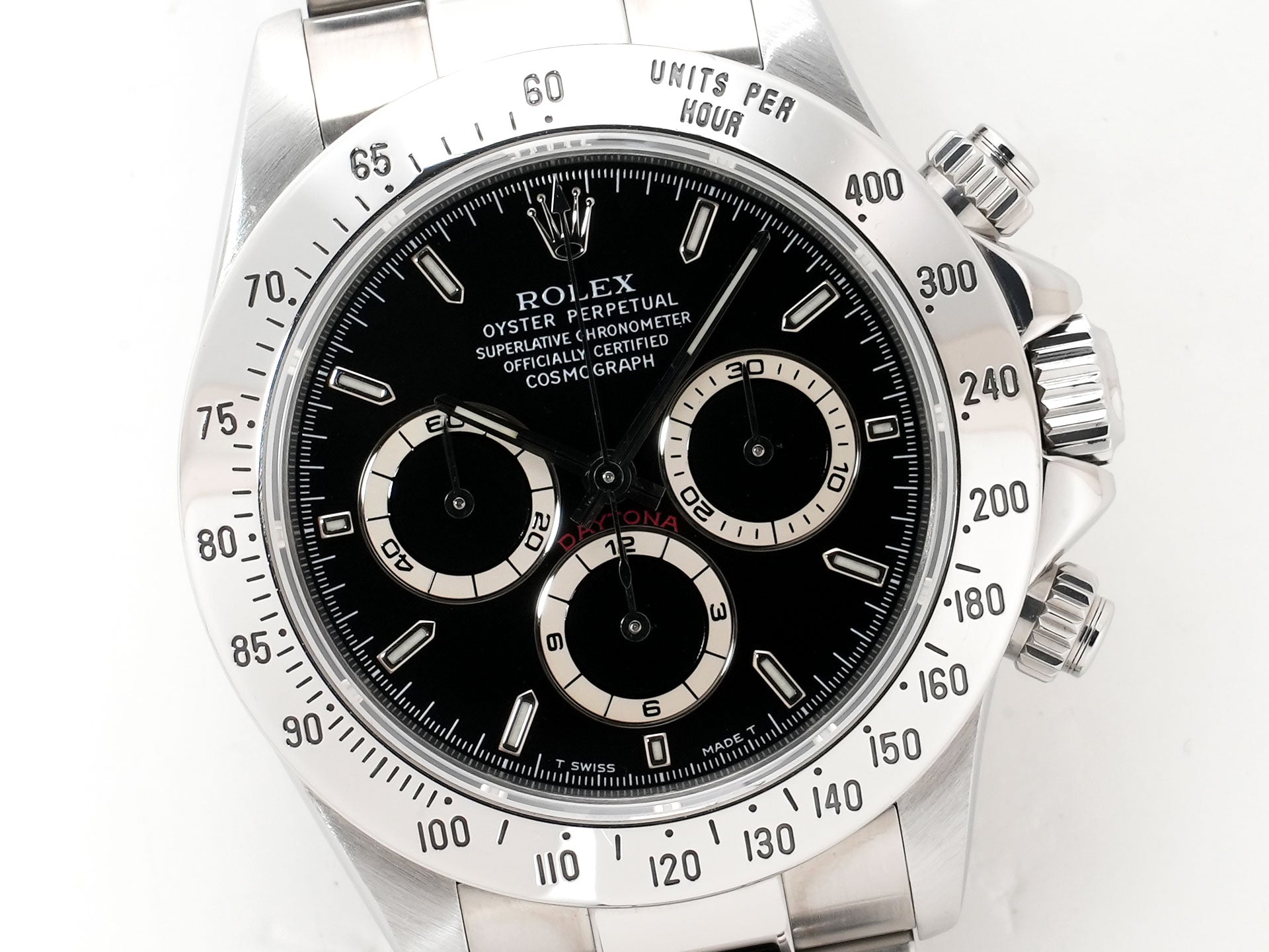 Rolex Daytona El Primero Ref. 16520 Stainless Steel Black Dial Used 7xeh2pku