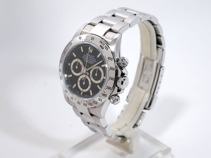 Rolex Daytona El Primero Ref. 16520 Stainless Steel Black Dial Used 7xeh2pku