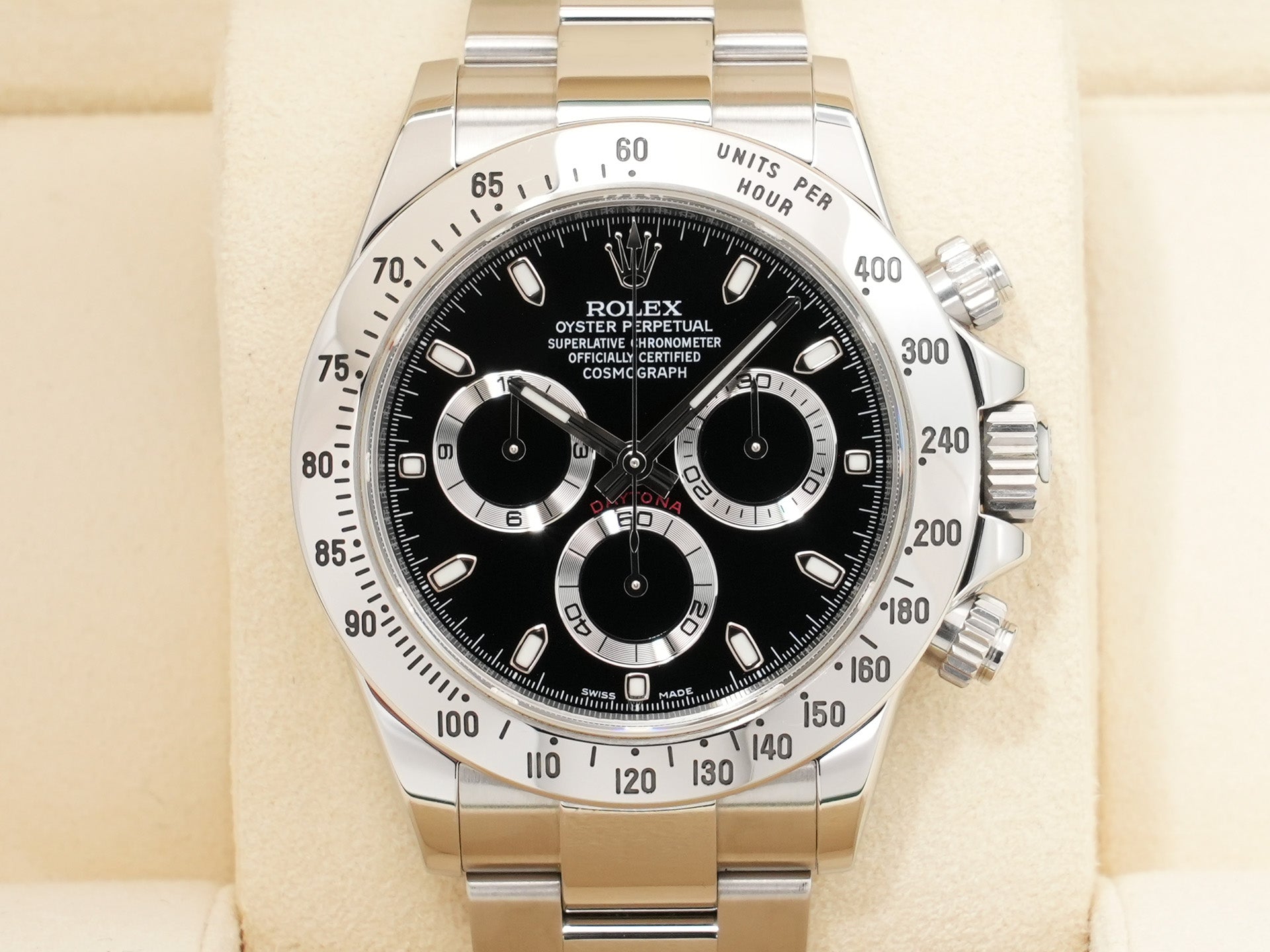 ロレックス デイトナ Ref.116520 ステンレススチール ブラック文字盤 中古 vbkr7e94
