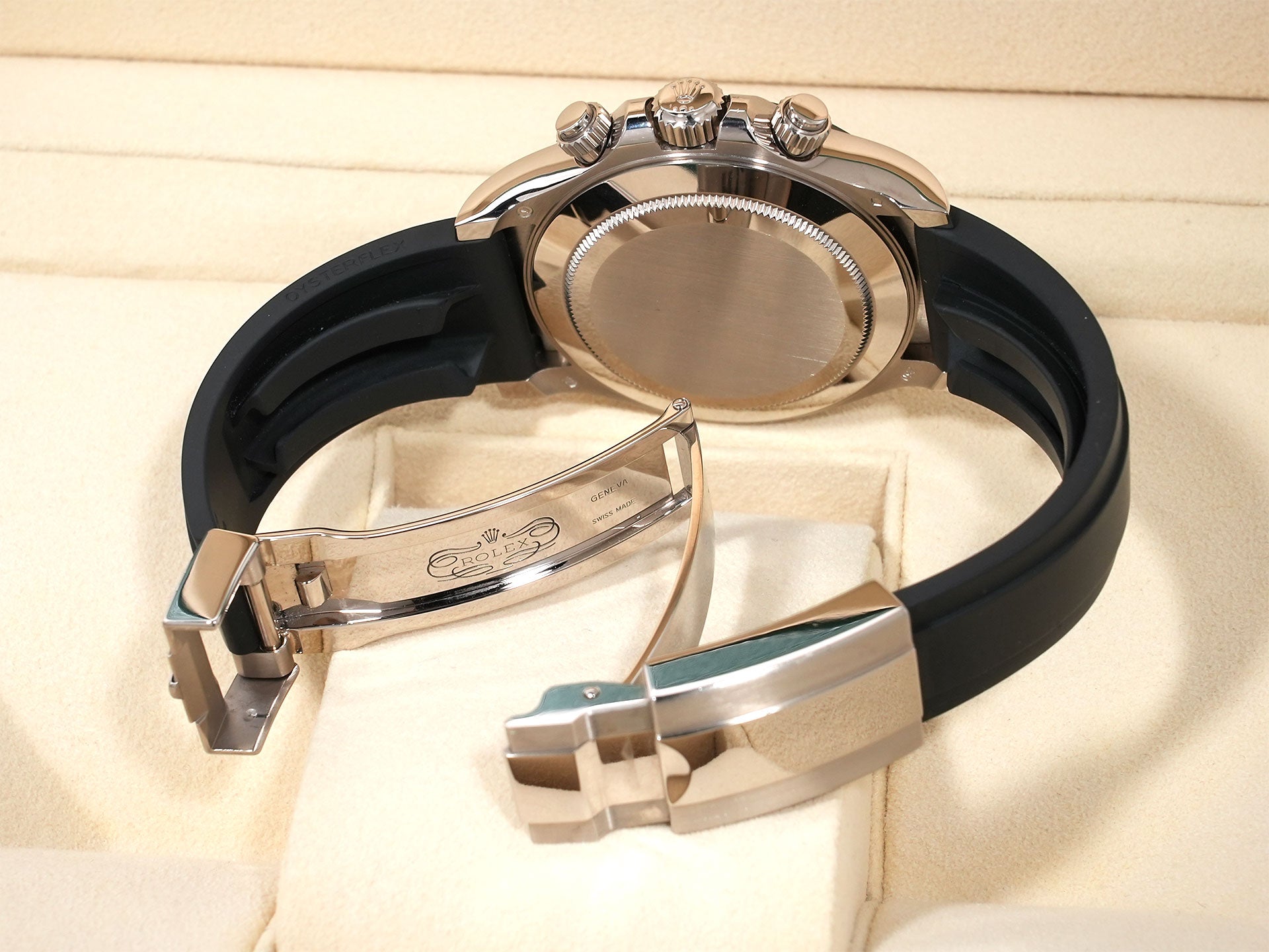 ロレックス デイトナ Ref.116519LN ホワイトゴールド スチールxブラック文字盤 美中古 jxmjuvzo