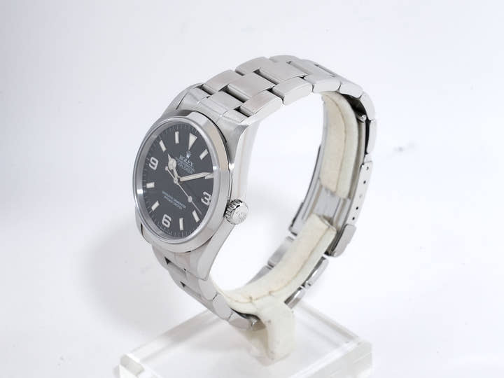 ロレックス エクスプローラーI Ref.14270 ステンレススチール ブラック文字盤 オイスターブレスレット 美中古 byodsv7t