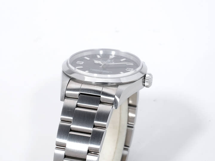 ロレックス エクスプローラーI Ref.14270 ステンレススチール ブラック文字盤 オイスターブレスレット 美中古 byodsv7t
