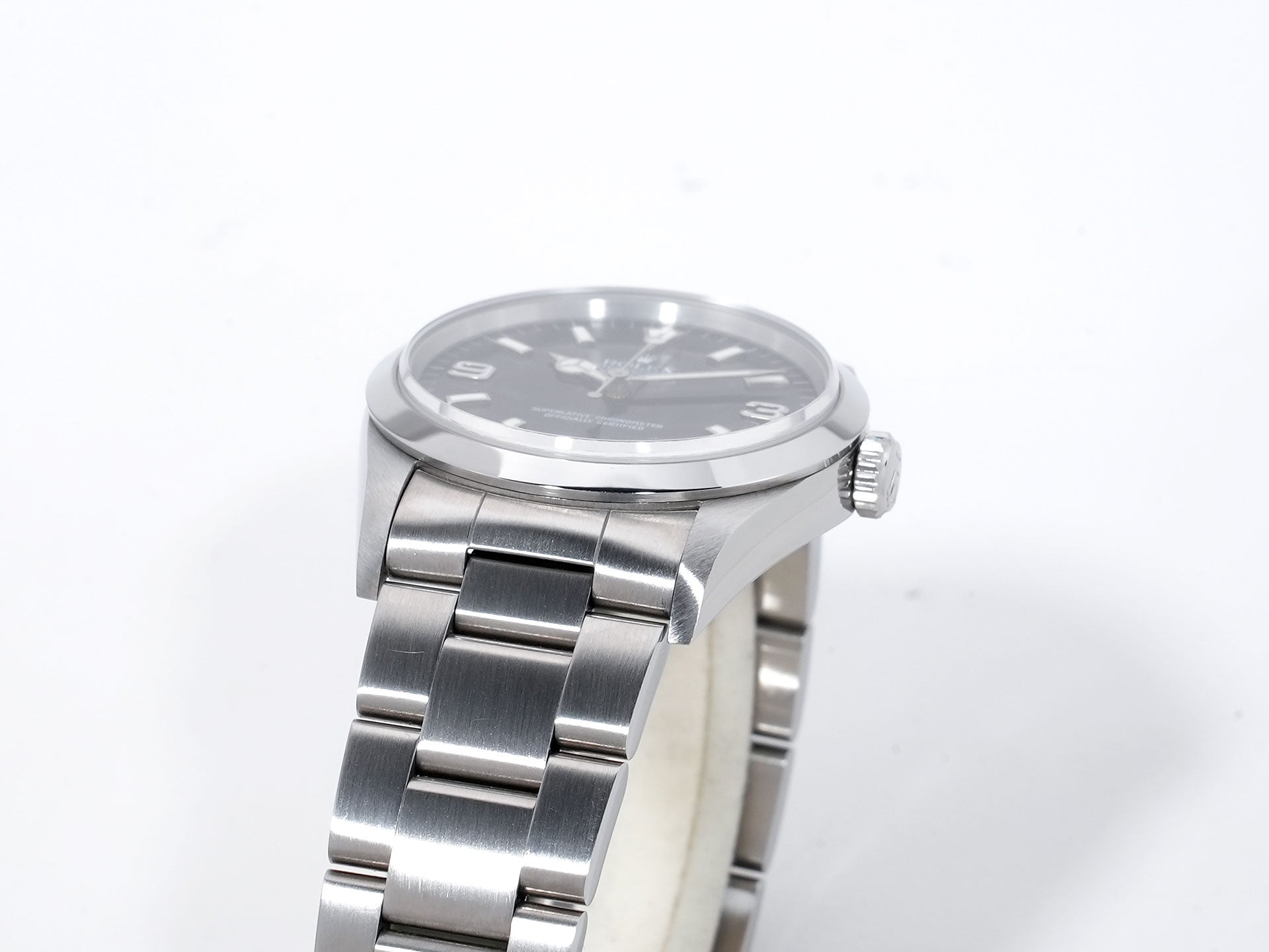 ロレックス エクスプローラーI Ref.14270 ステンレススチール ブラック文字盤 オイスターブレスレット 美中古 byodsv7t