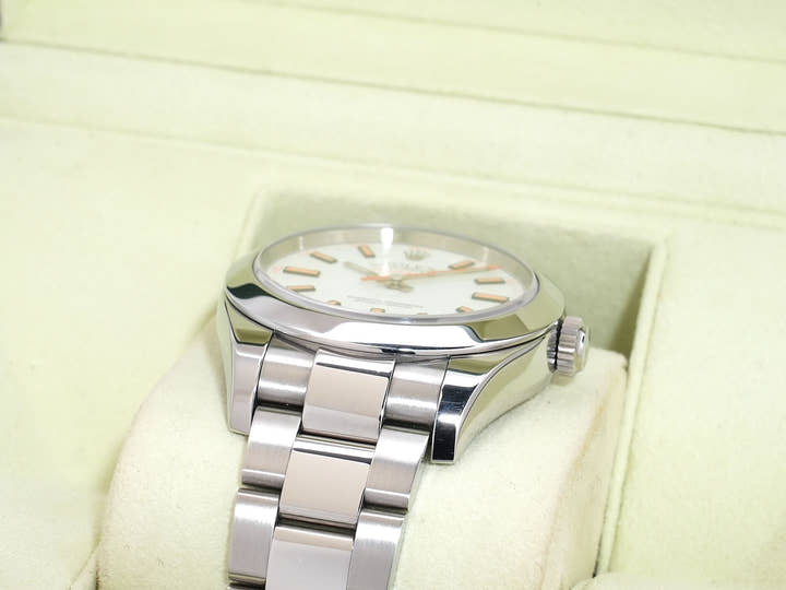 ロレックス ミルガウス Ref.116400 ステンレススチール ホワイト文字盤 中古 wxmhdsq8