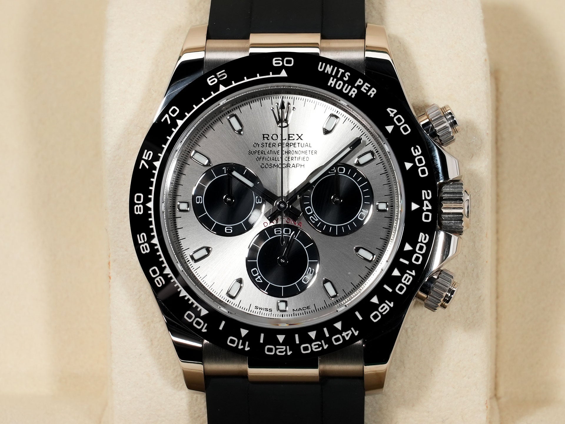 ロレックス デイトナ Ref.116519LN ホワイトゴールド スチールxブラック文字盤 中古 4fy8d2ii