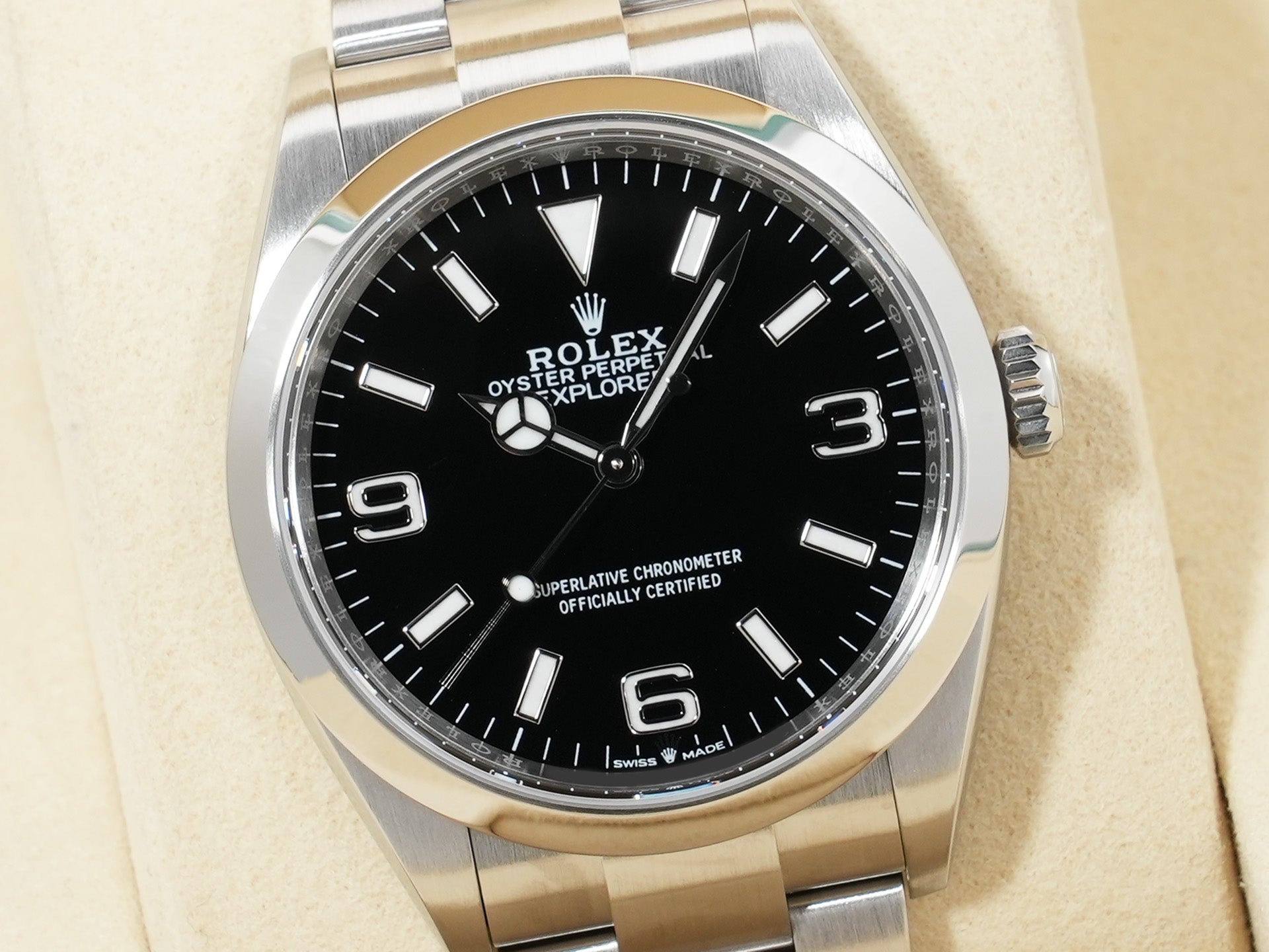 ロレックス エクスプローラー36 Ref.124270 ステンレススチール ブラック文字盤 オイスターブレスレット 美品 cvbbrkip