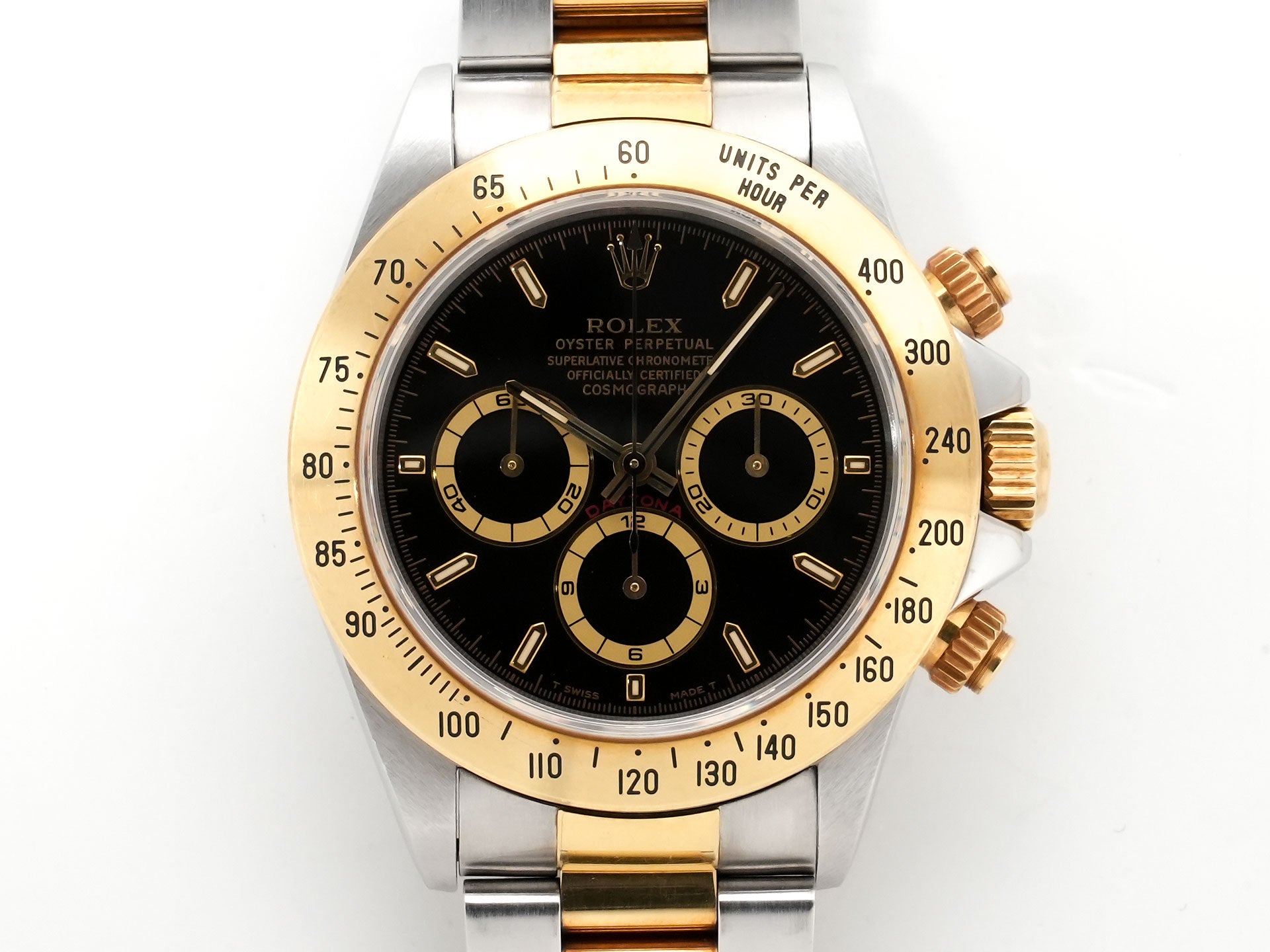ロレックス デイトナ エルプリメロ Ref.16523 ステンレススチール/イエローゴールド ブラック文字盤 中古 cvnwzpq8