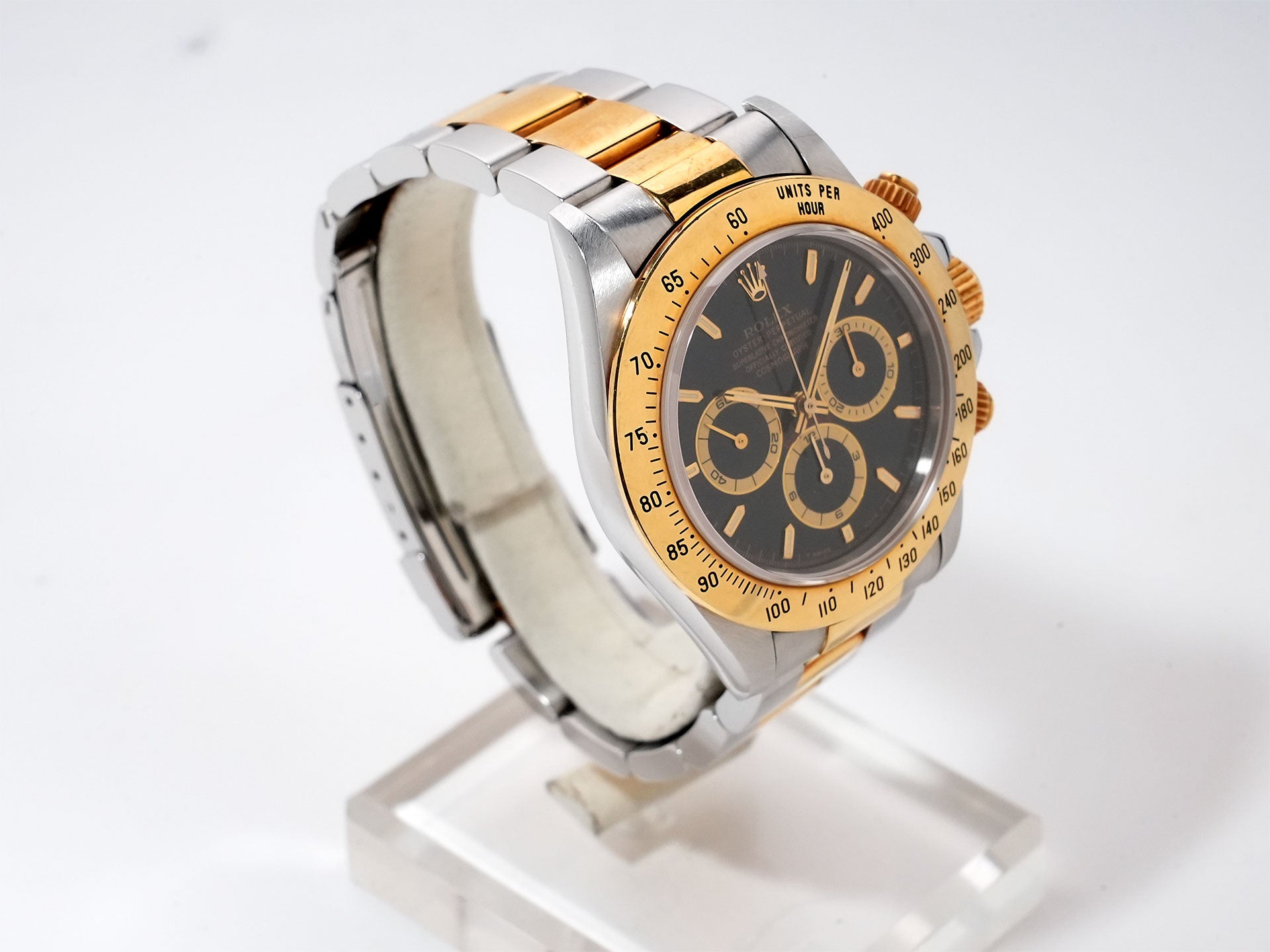ロレックス デイトナ エルプリメロ Ref.16523 ステンレススチール/イエローゴールド ブラック文字盤 中古 cvnwzpq8