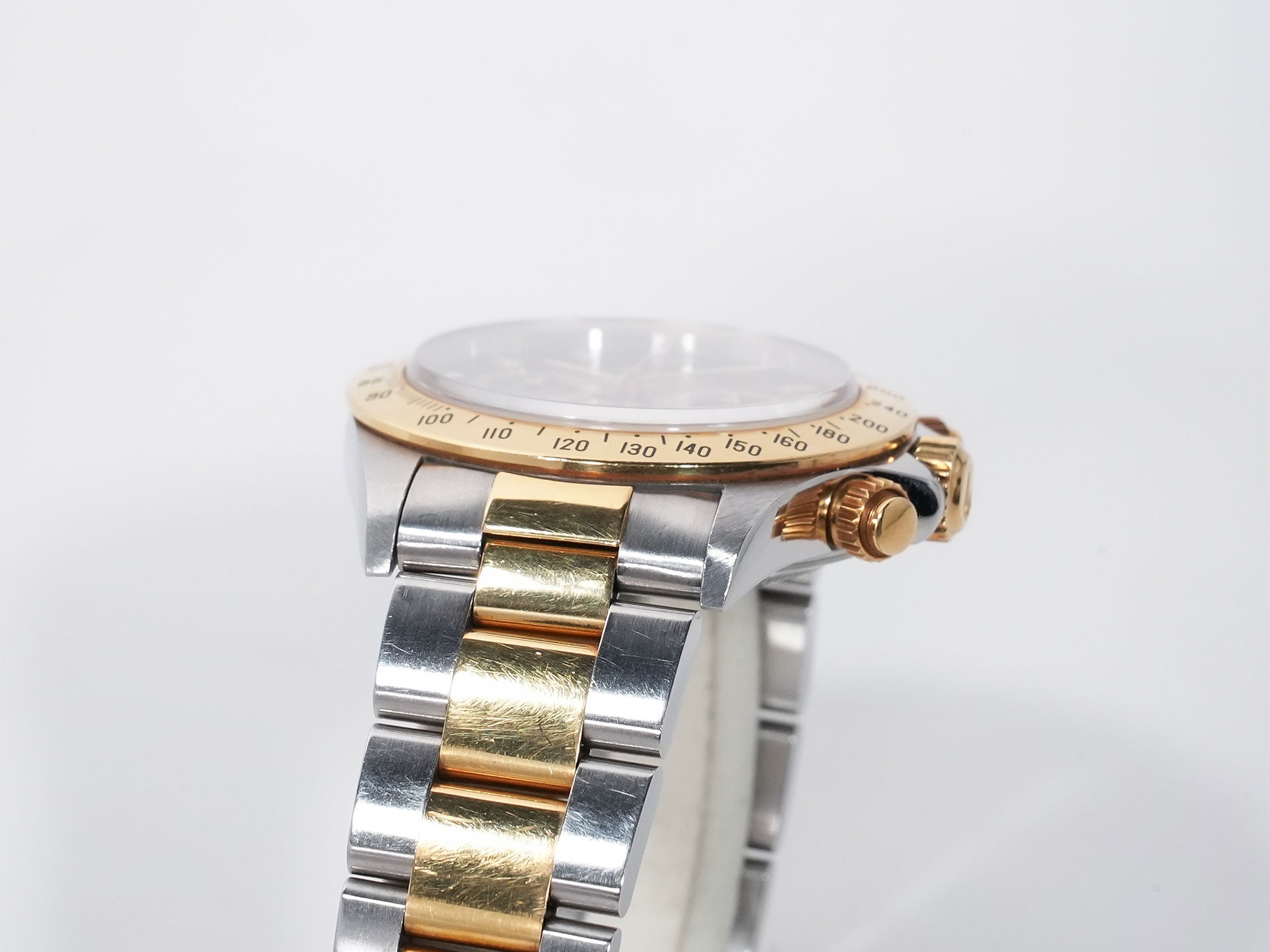ロレックス デイトナ エルプリメロ Ref.16523 ステンレススチール/イエローゴールド ブラック文字盤 中古 cvnwzpq8
