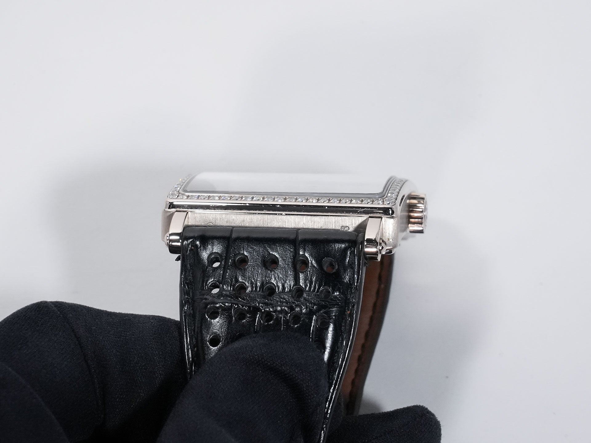 ロジェデュブイ ゴールデンスクエア Ref.G40 57 0-SD DN1.7A ホワイトゴールド シェル文字盤 美中古 xa72uxyv