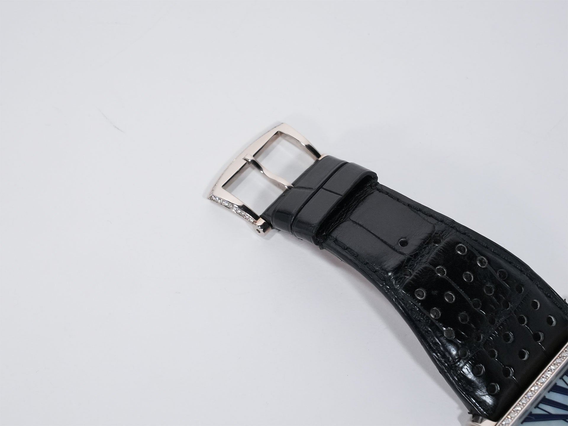 ロジェデュブイ ゴールデンスクエア Ref.G40 57 0-SD DN1.7A ホワイトゴールド シェル文字盤 美中古 xa72uxyv