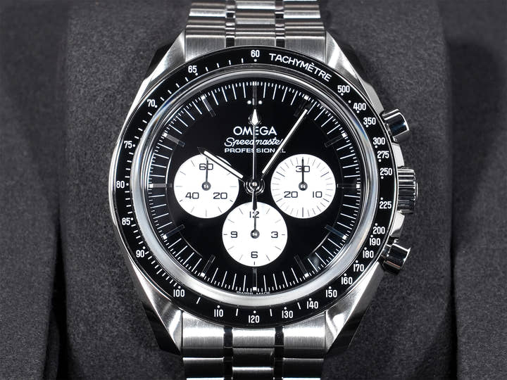 オメガ スピードマスター ムーンウォッチ プロフェッショナル Ref.310.30.42.50.01.004 ステンレススチール ブラックxホワイト文字盤 未使用 q4zv4dxo