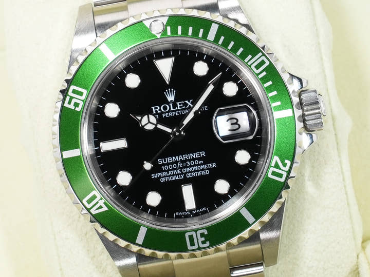 ロレックス サブマリーナー デイト Ref.16610LV ステンレススチール ブラック文字盤 美品 5gwtg2wd