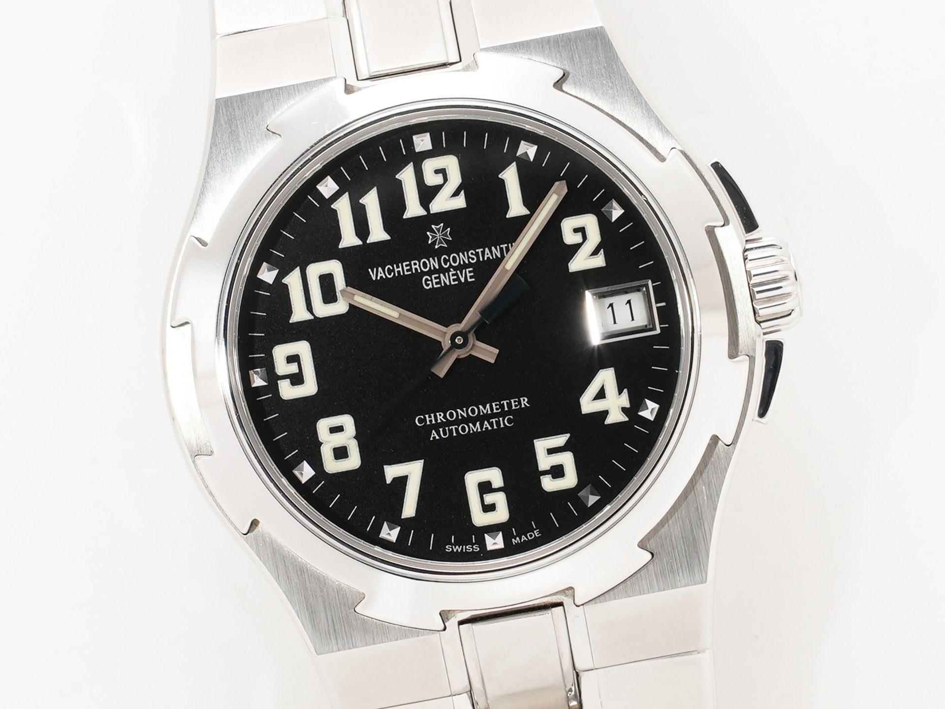 ヴァシュロンコンスタンタン オーヴァーシーズ Ref.42042/423A-8890 ステンレススチール ブラックアラビア文字盤 中古 u8inokpo