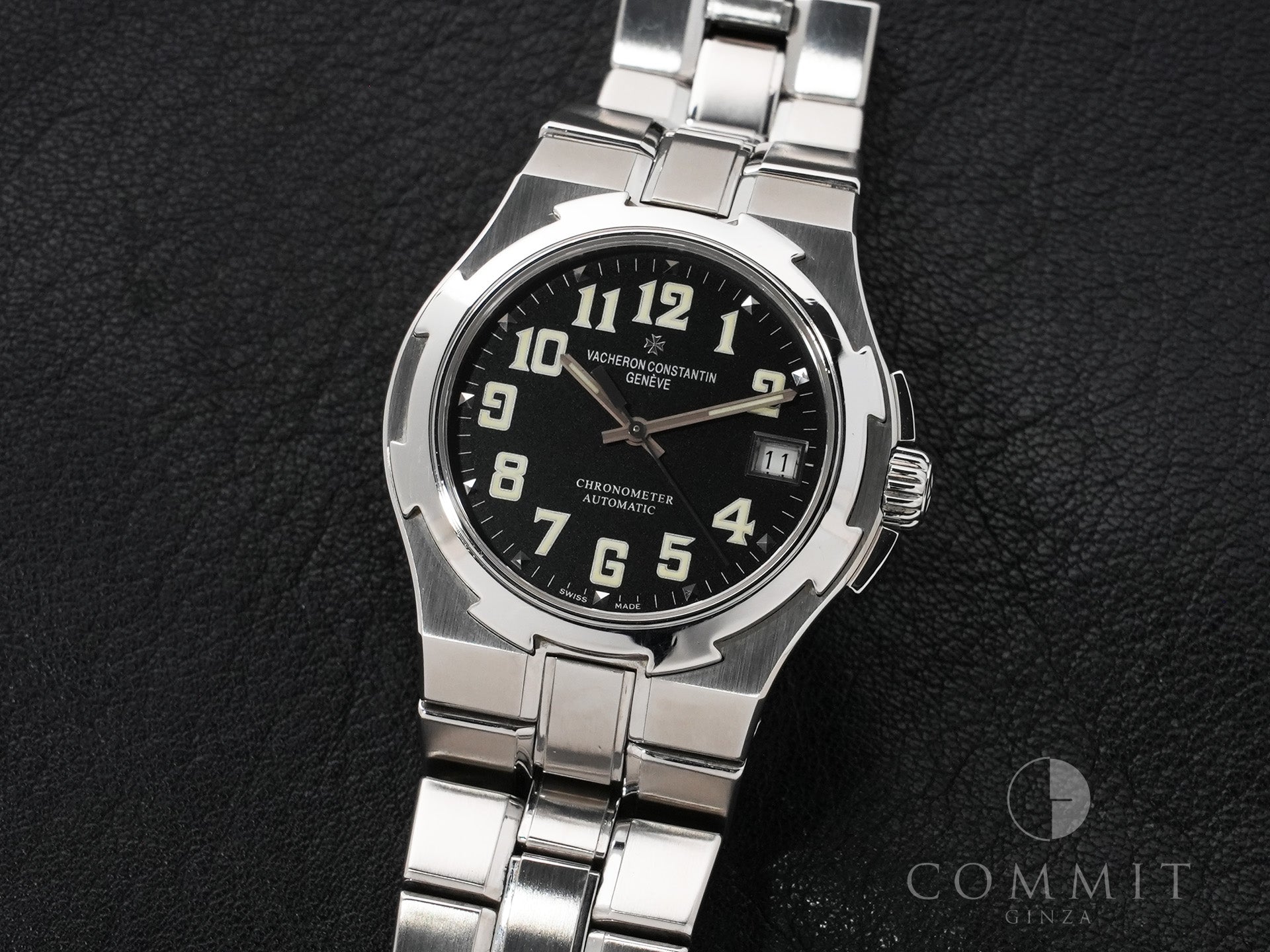 ヴァシュロンコンスタンタン オーヴァーシーズ Ref.42042/423A-8890 ステンレススチール ブラックアラビア文字盤 中古 u8inokpo