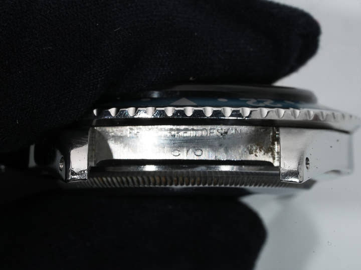 ロレックス GMTマスター Ref.1675 ステンレススチール ブラック文字盤 オイスターブレスレット 中古 tqioya5m