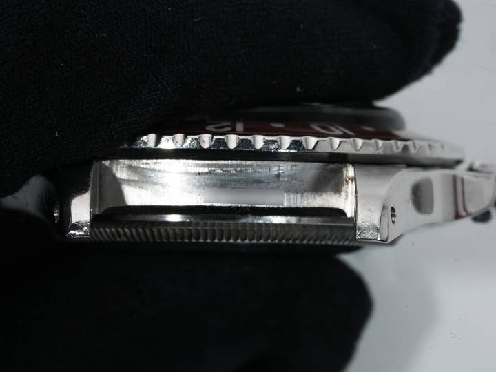 ロレックス GMTマスター Ref.1675 ステンレススチール ブラック文字盤 オイスターブレスレット 中古 tqioya5m