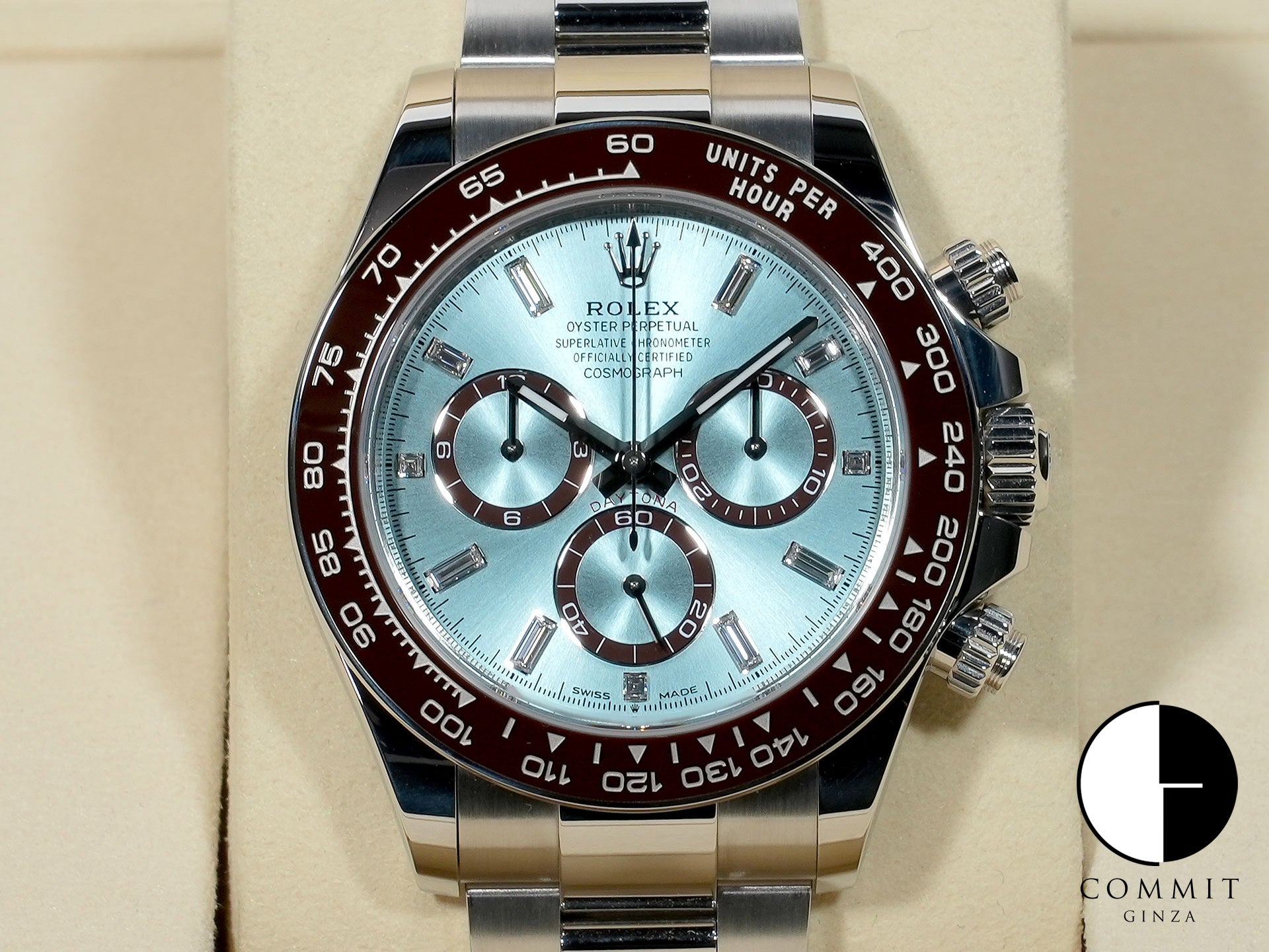 ロレックス デイトナ Ref.126506A プラチナ アイスブルーx11Pダイヤ文字盤 美品 5ag5r57z