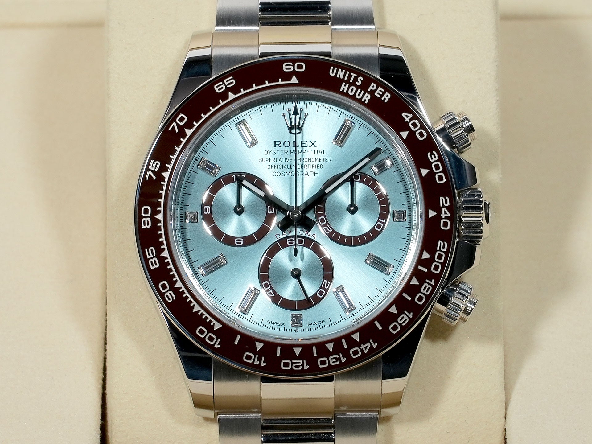 ロレックス デイトナ Ref.126506A プラチナ アイスブルーx11Pダイヤ文字盤 美品 5ag5r57z