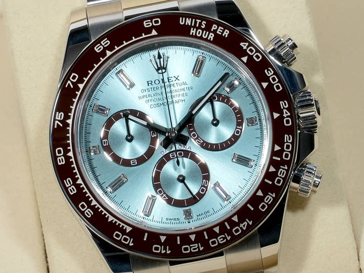 ロレックス デイトナ Ref.126506A プラチナ アイスブルーx11Pダイヤ文字盤 美品 5ag5r57z