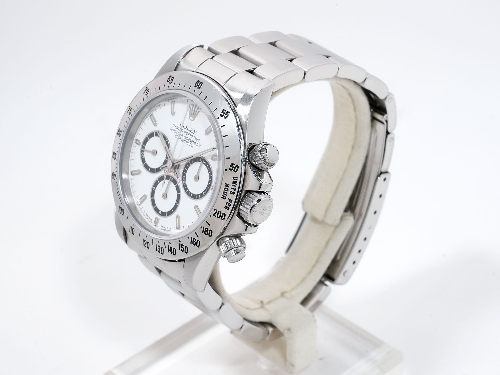 ロレックス デイトナ エルプリメロ Ref.16520 ステンレススチール ホワイト文字盤 中古 4c25tvfs