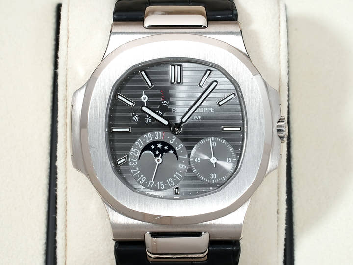 パテックフィリップ ノーチラス プチコンプリケーション Ref.5712G-001 ホワイトゴールド スレート文字盤 中古 ia7w376t