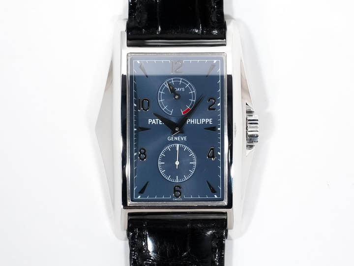 パテックフィリップ 10DAYS Ref.5100G-001 ホワイトゴールド ブルー文字盤 美品 qzqd85u3