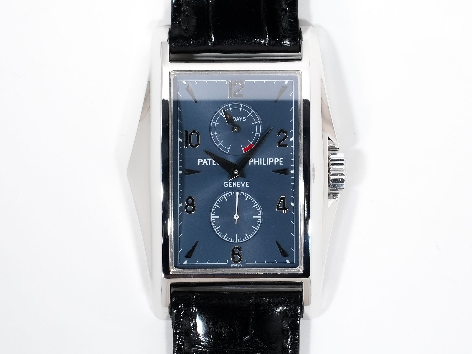 パテックフィリップ 10DAYS Ref.5100G-001 ホワイトゴールド ブルー文字盤 美品 qzqd85u3