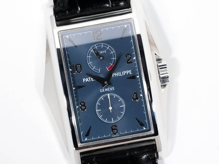 パテックフィリップ 10DAYS Ref.5100G-001 ホワイトゴールド ブルー文字盤 美品 qzqd85u3