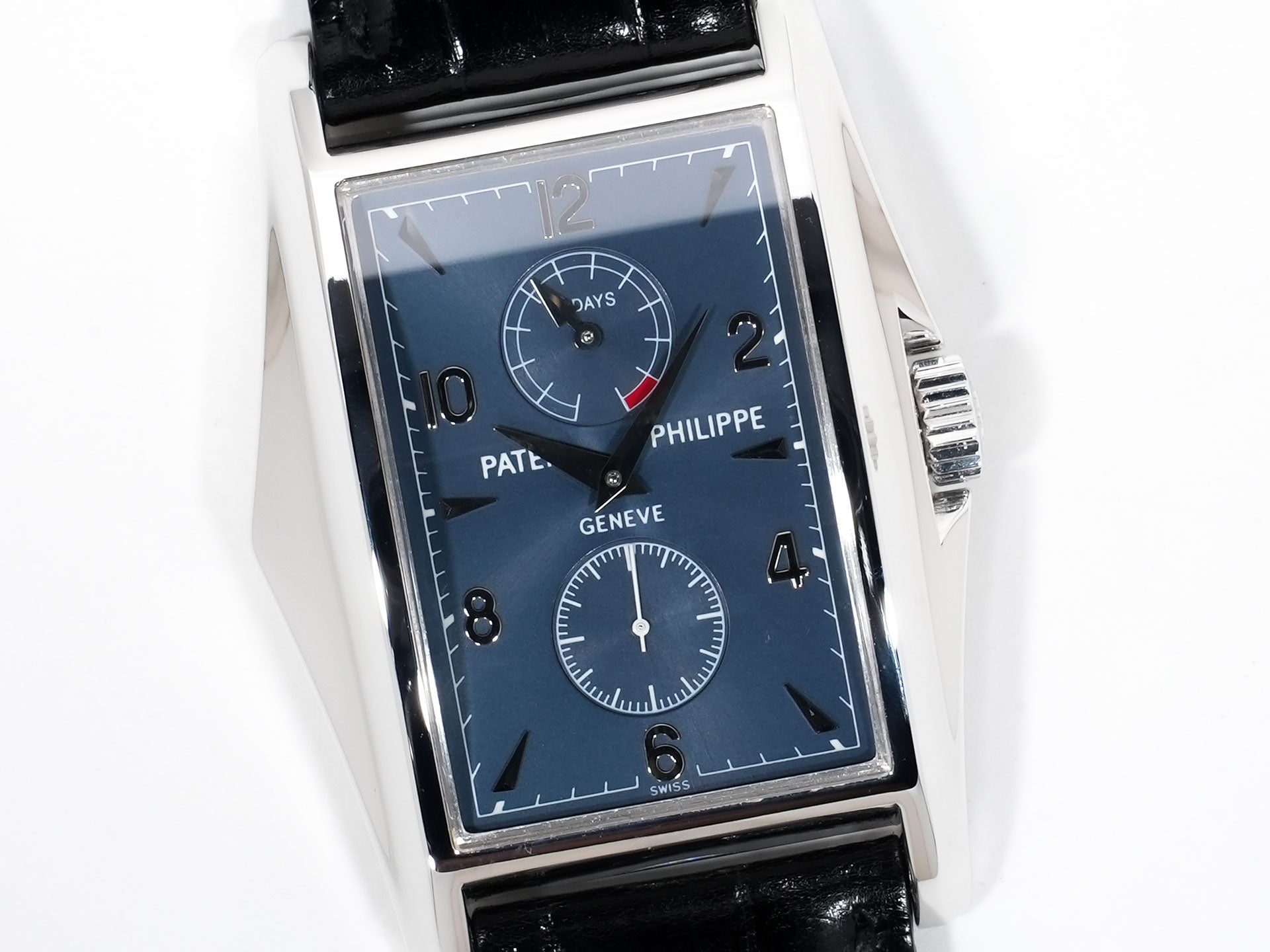 パテックフィリップ 10DAYS Ref.5100G-001 ホワイトゴールド ブルー文字盤 美品 qzqd85u3