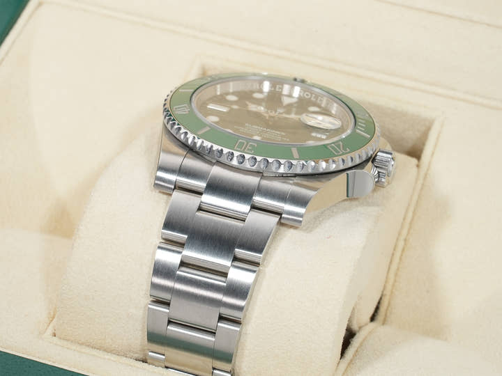 ロレックス サブマリーナー デイト Ref.116610LV ステンレススチール グリーン文字盤 美中古 tqqinbc2