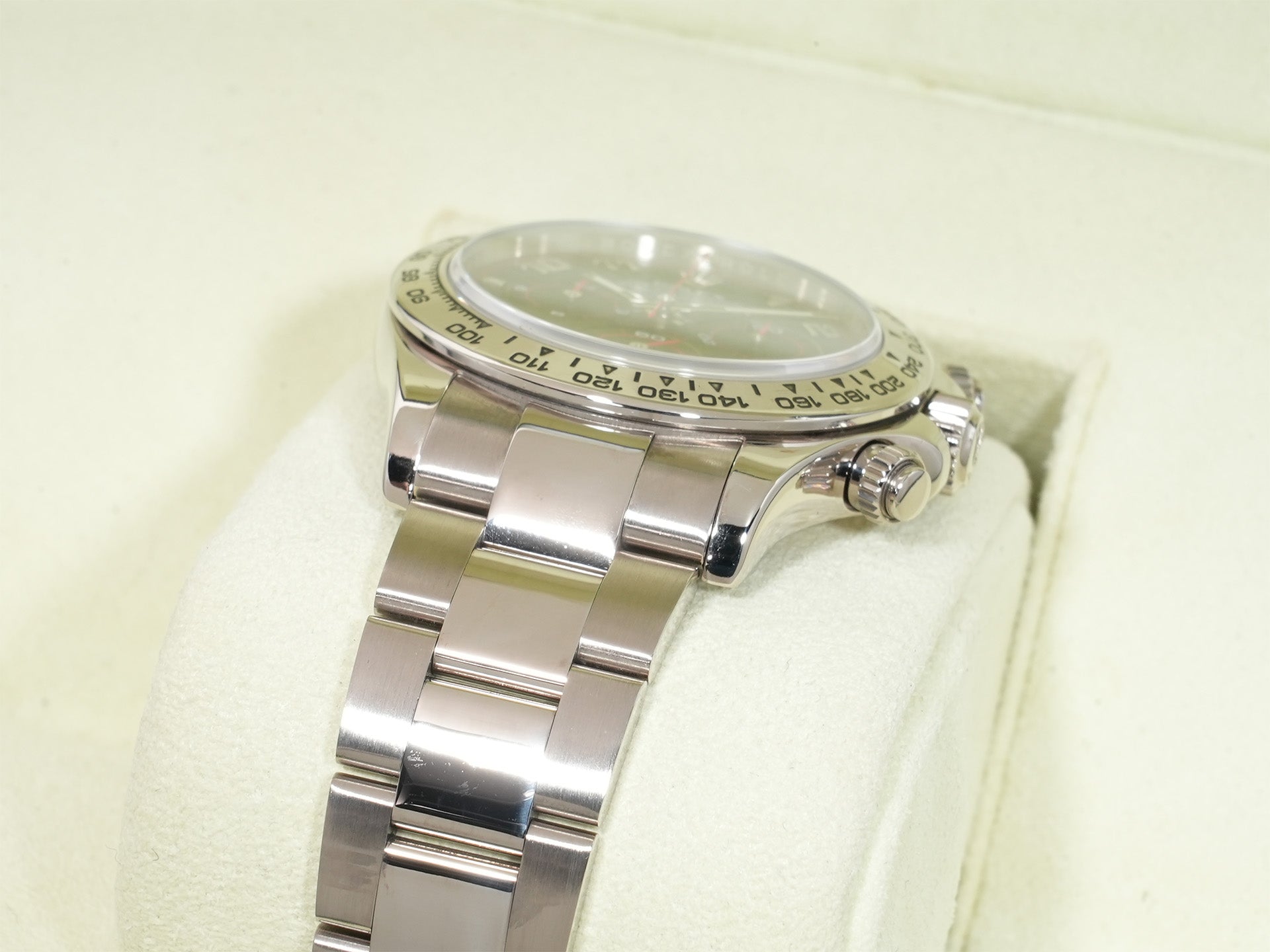 ロレックス デイトナ Ref.116509 ホワイトゴールド ブラックアラビア文字盤 美中古 bpku6jrp