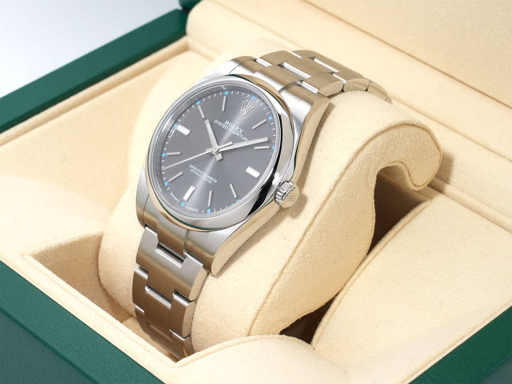 ロレックス オイスターパーペチュアル39 Ref.114300 ステンレススチール スレートグレー文字盤 美中古 5dz3srnq
