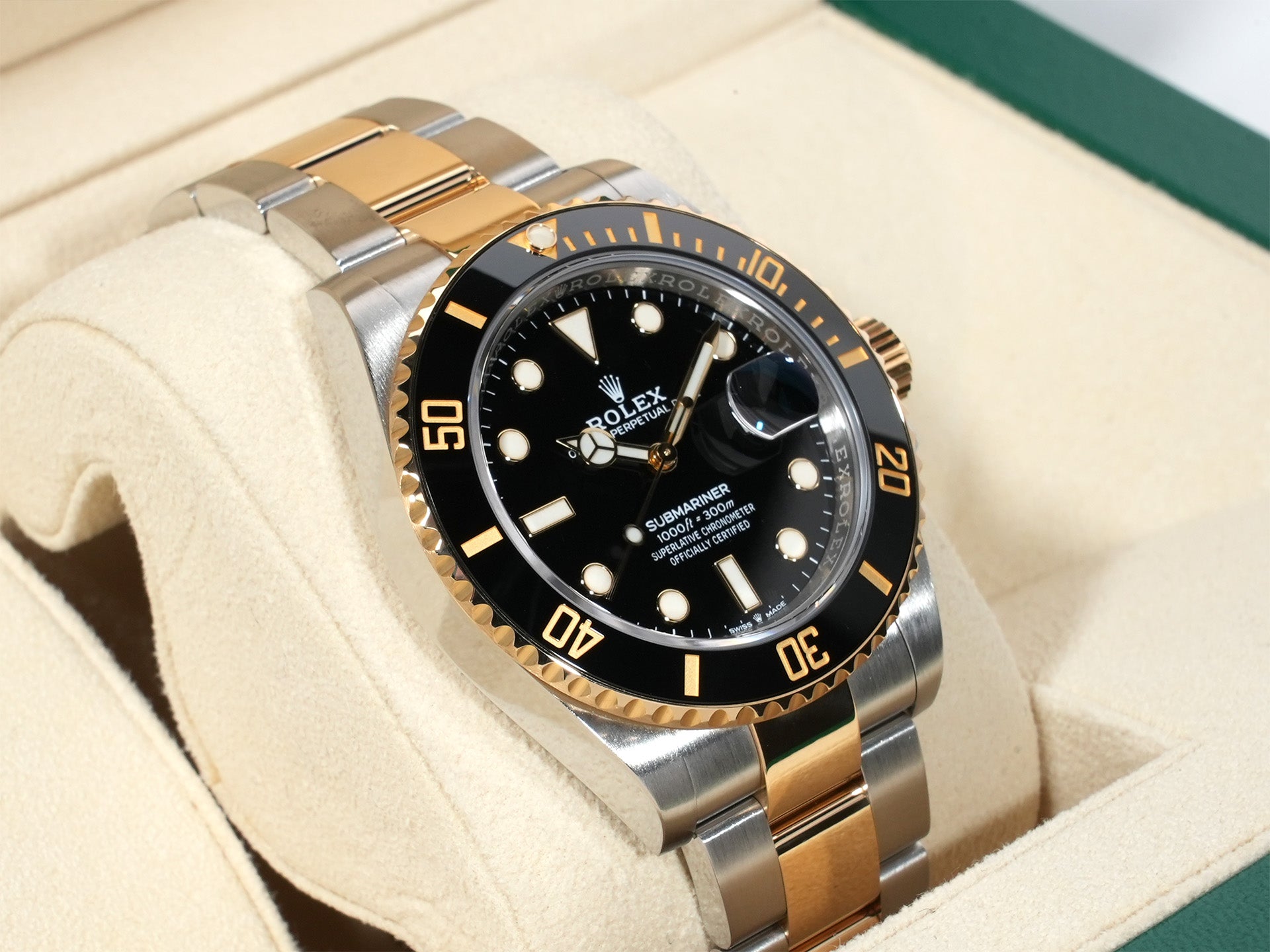 ロレックス サブマリーナー デイト Ref.126613LN ステンレススチール/イエローゴールド ブラック文字盤 美品 iu55dqv2